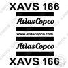 Image of Fits Atlas Copco XAVS 166 Decal Kit Air Compressor