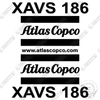 Image of Fits Atlas Copco XAVS 186 Decal Kit Air Compressor