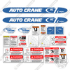 Image of Fits AutoCrane HC7X Decal Kit Crane Truck