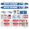 Image of Fits AutoCrane HC10 Decal Kit Crane Truck