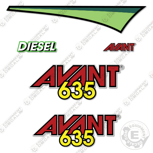 Fits Avant 635 Decal Kit Loader