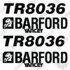 Image of Barford TR8036 Decal Kit Conveyor- Aftermarket Kit