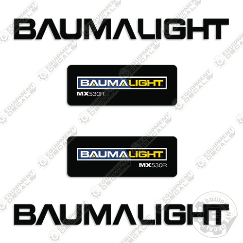 Fits Baumalight MX530R Decal Kit Brush Mulcher