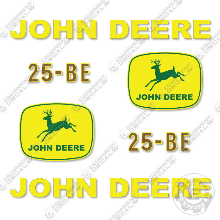 John Deere 25-BE Decal Kit Planter