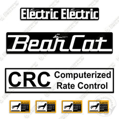 Fits Bear Cat Electric Decal Kit Asphalt Distributor