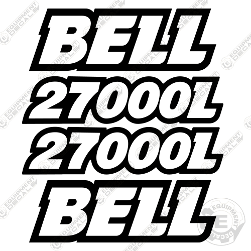 Fits Bell 2700L Decal Kit Water Truck
