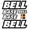 Image of Fits Bell B45E Decal Kit Articulated Dump Truck