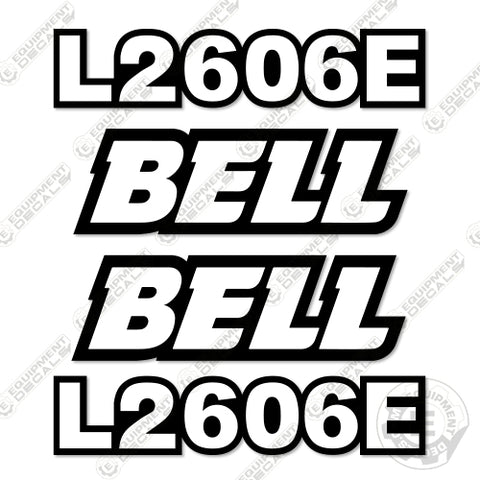 Fits Bell L2606E Decal Kit Wheel Loader