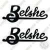 Image of Belshe Trailer Logo Decal Kit Trailer - 17 Inches-  Aftermarket Kit