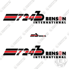 Fits Benson International 724 Decal Kit Flatbed Replacement Stickers 45"