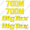 Image of Fits Big Tex 70DM Diamond Back Car Trailer Decal Kit