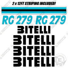 Fits Bitelli RG279 Decal Kit Roller