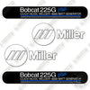 Image of Fits Bobcat Miller Bobcat 225G Plus Decal Kit Generator