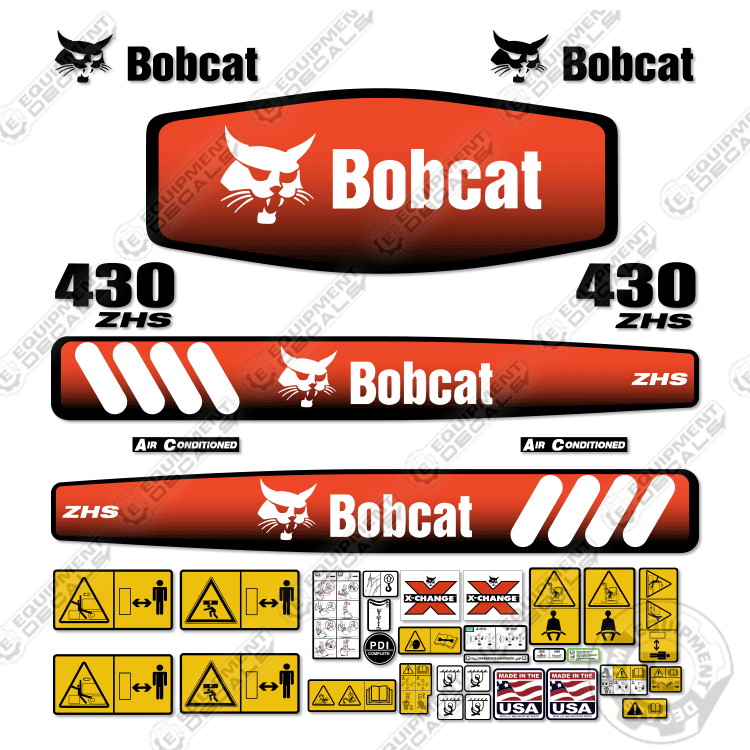 Fits Bobcat 430 ZHS Decal Kit