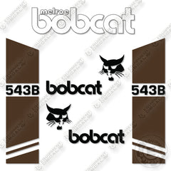 Bobcat 543B Decal Kit Skid Steer Loader - Aftermarket Kit