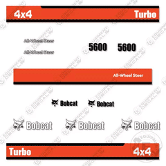 Fits Bobcat 5600 Tool Carrier 4x4 UTV Decal Kit - OLDER STYLE
