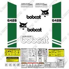 Fits Bobcat 642B Skid Steer Decal Kit