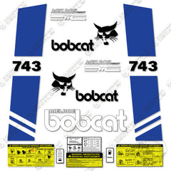 Fits Bobcat 743 Skid Steer Decal Kit Style C (1981-1991)