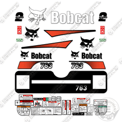 Fits Bobcat 763 Skid Steer Decal Kit - Custom M2 Style!