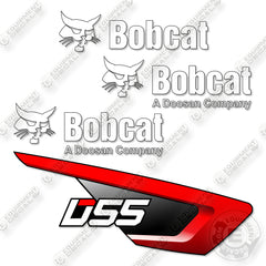 Fits Bobcat D55 Decal Kit Mini Excavator