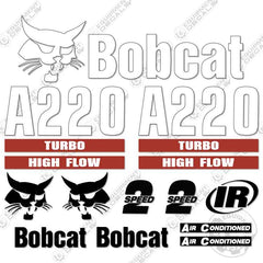 Fits Bobcat A220 Skid Steer Decal Kit