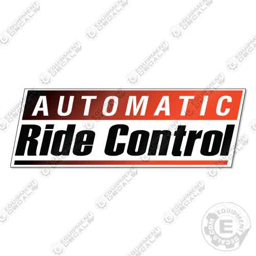 Fits Bobcat Automatic Ride Control Decal Skid Steer