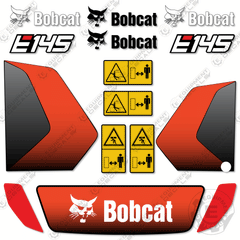Fits Bobcat E145 Decal Kit Mini Excavator
