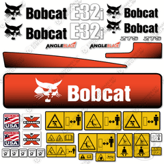 Fits Bobcat E32i Decal Kit Mini Excavator