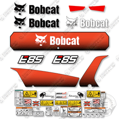 Fits Bobcat E85 Decal Kit Excavator - New Style