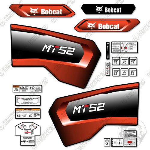 Fits Bobcat MT52 Mini Skid Steer Decal Kit CUSTOM