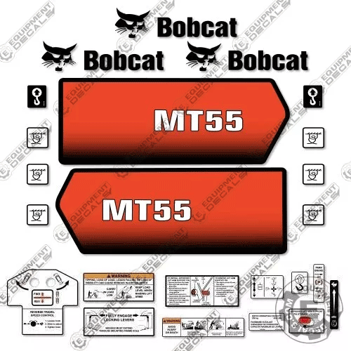 Fits Bobcat MT55 Mini Skid Steer Decal Kit
