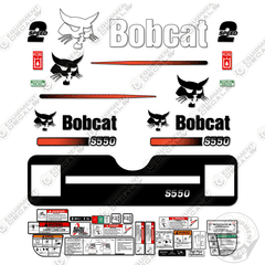 Fits Bobcat S-550 Decal Kit Skid Steer  M-1