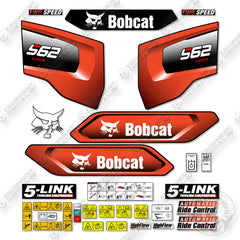 Bobcat S62 Decal Kit Skid Steer - Aftermarket Kit