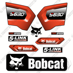 Fits Bobcat S630 Decal Kit Skid Steer