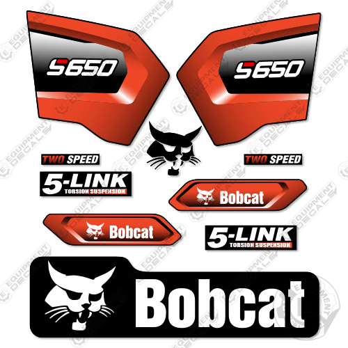 Fits Bobcat S650 Decal Kit Skid Steer