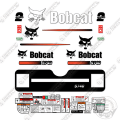 Fits Bobcat S-740 Decal Kit Skid Steer  M1