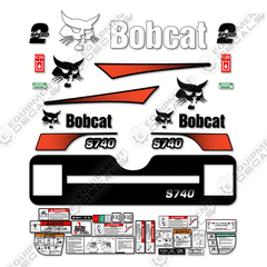 Fits Bobcat S-740 Decal Kit Skid Steer M-2