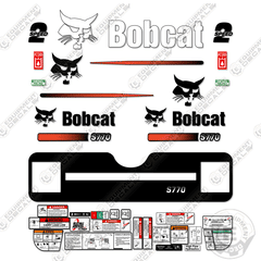 Fits Bobcat S-770 Decal Kit Skid Steer  M-1