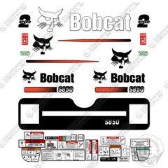Fits Bobcat S-850  Decal Kit Skid Steer M-1