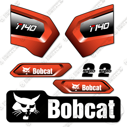 Fits Bobcat T140 Track Loader Decal Kit - CUSTOM