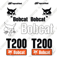 Fits Bobcat T200 Decal Kit Skid Steer