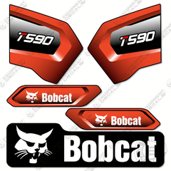 Fits Bobcat T590 Decal Kit Skid Steer - New Style