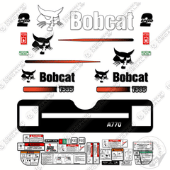 Fits Bobcat T-595 Decal Kit Track Loader  M-1