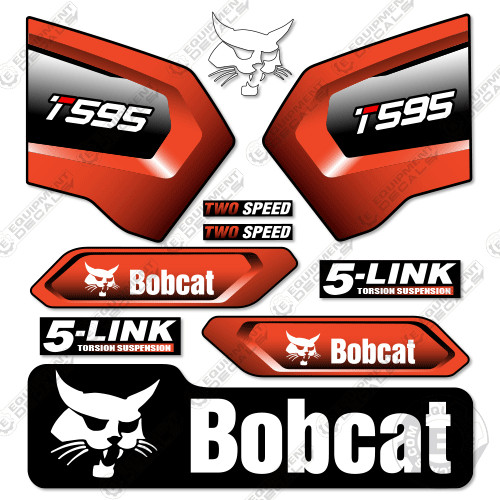 thumbnail image 2 of Bobcat S185 Skidsteer Decal Kit - Pre-03 Model - BCT Rear Door Stickers 2 of 3