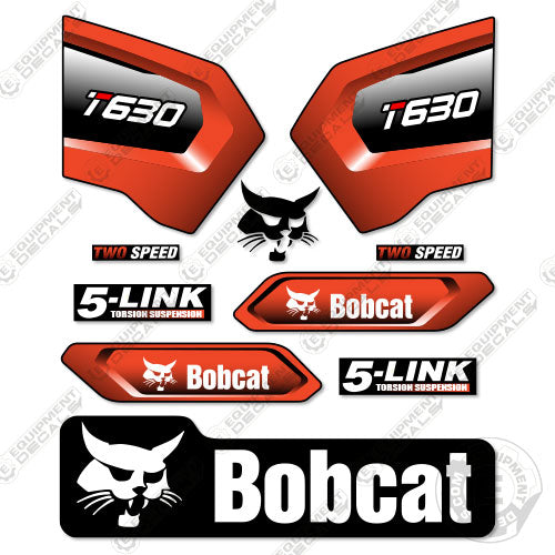 Fits Bobcat T630 Decal Kit Track Loader - Stage 5