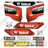 Image of Bobcat T64 Decal Kit Track Loader - Aftermarket Kit