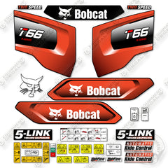 Bobcat T66 Decal Kit Track Loader- Aftermarket Kit