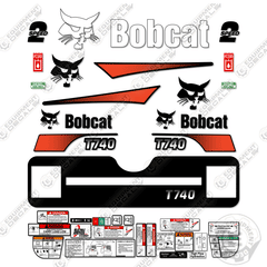 Fits Bobcat T-740 Decal Kit Track Loader M-2