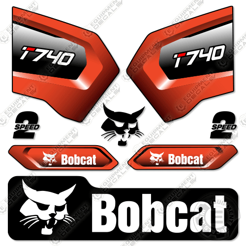 Fits Bobcat T740 Track Loader Decal Kit