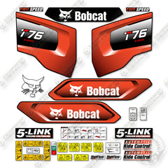 Bobcat T76 Decal Kit Track Loader- Aftermarket Kit